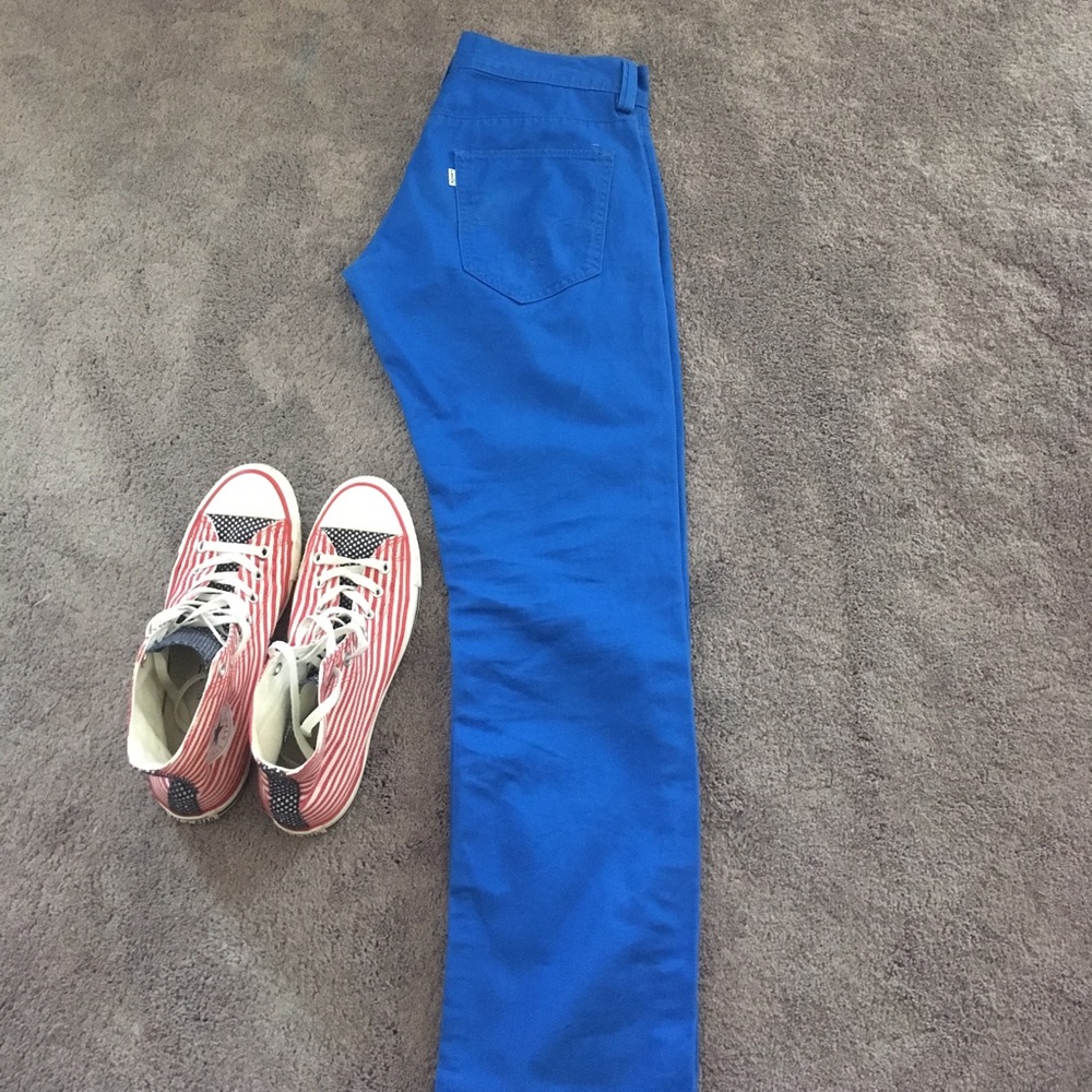 Levi's 511 32/30 Cobalt Blue Skinny Jean/Pant